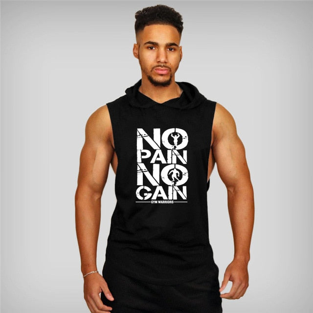 Sleeveless Vest Sweatshirt Fitness Workout Sportswear Tops