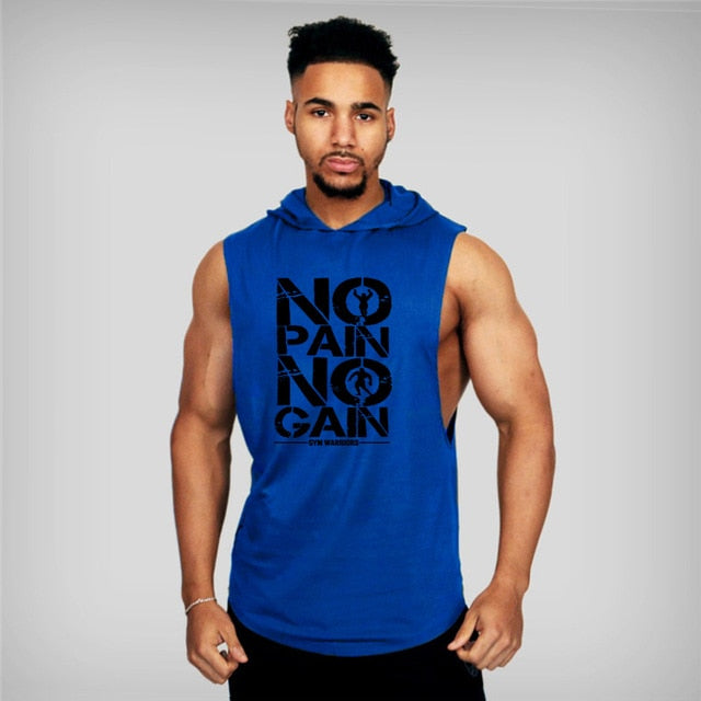 Sleeveless Vest Sweatshirt Fitness Workout Sportswear Tops