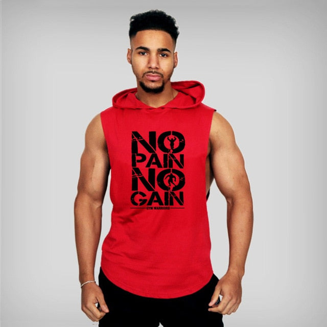 Sleeveless Vest Sweatshirt Fitness Workout Sportswear Tops