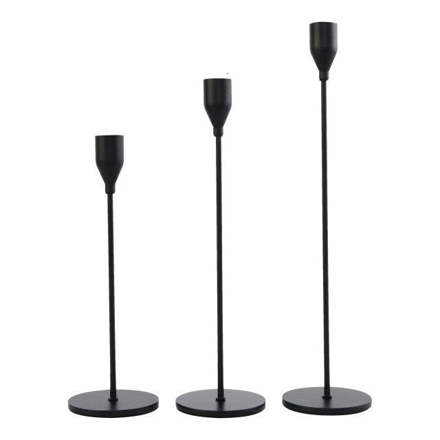 3 Pcs/ Set   Metal Candle Holder