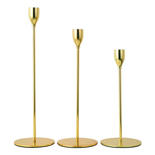 3 Pcs/ Set   Metal Candle Holder