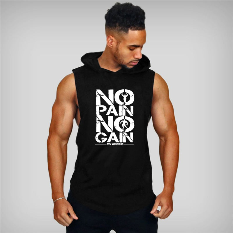 Sleeveless Vest Sweatshirt Fitness Workout Sportswear Tops