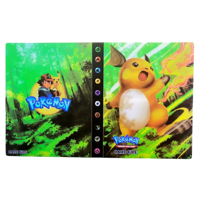 240Pcs Pokemon Cards Album Charizard & Pikachu  Collection Booklet Kids