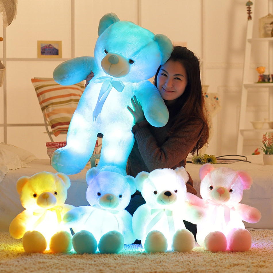 50cm Stuffed Animals Plush Toy Colorful Glowing