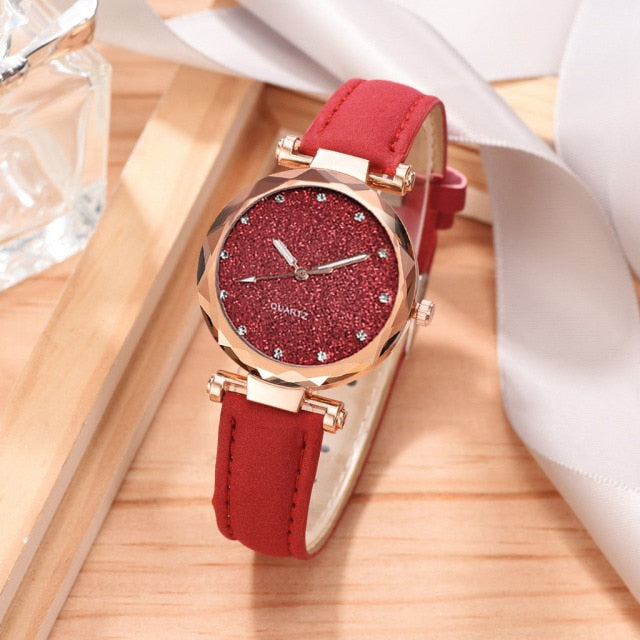 pink women Bracelet watch