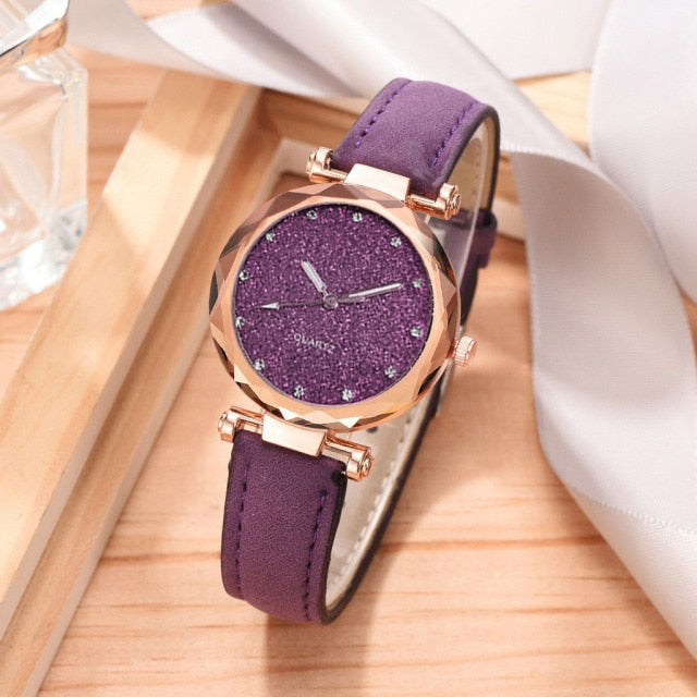 pink women Bracelet watch